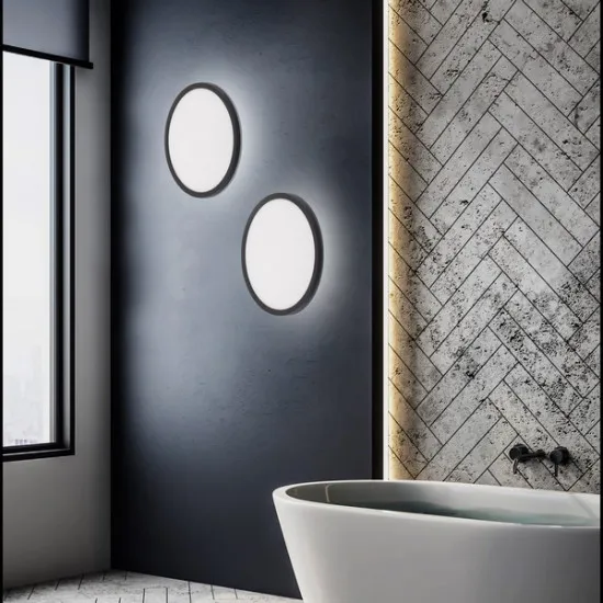 TK Lighting Aqua fekete-fehér LED mennyezeti lámpa (TK-6903) LED 1 izzós IP54
