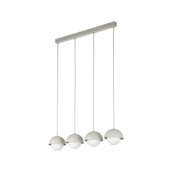 TK Lighting Bono szürke függesztett lámpa (TK-10213) E27 4 izzós IP20