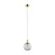 TK Lighting Cadix átlátszó-arany függesztett lámpa (TK-759) G9 1 izzós IP20