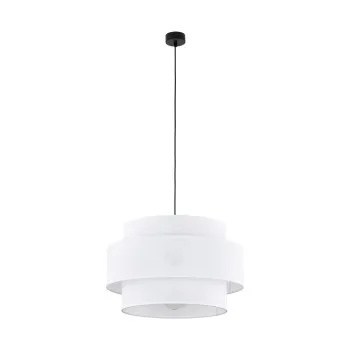 TK Lighting Calisto fehér függesztett lámpa (TK-5095) E27 1 izzós IP20