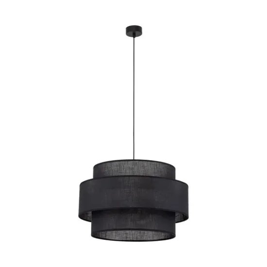 TK Lighting Calisto fekete függesztett lámpa (TK-5099) E27 3 izzós IP20