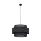 TK Lighting Calisto fekete függesztett lámpa (TK-5099) E27 3 izzós IP20