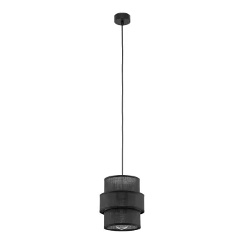 TK Lighting Calisto fekete függesztett lámpa (TK-5306) E27 1 izzós IP20
