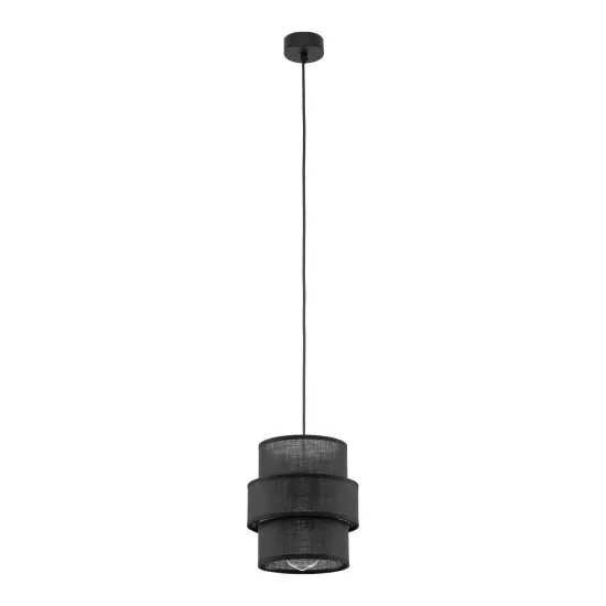 TK Lighting Calisto fekete függesztett lámpa (TK-5306) E27 1 izzós IP20