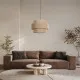 TK Lighting Calisto barna függesztett lámpa (TK-5402) E27 3 izzós IP20