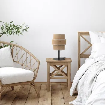 TK Lighting Calisto barna asztali lámpa (TK-5404) E27 1 izzós IP20