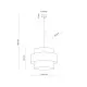 TK Lighting Calisto barna függesztett lámpa (TK-5419) E27 1 izzós IP20