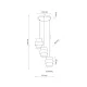 TK Lighting Calisto fekete függesztett lámpa (TK-5981) E27 3 izzós IP20