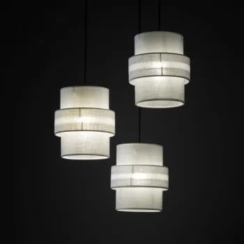 TK Lighting Calisto fehér függesztett lámpa (TK-6018) E27 3 izzós IP20