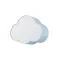 TK Lighting Cloud kék-fehér fali/mennyezeti lámpa (TK-6074) E27 2 izzós IP20