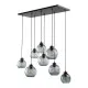 TK Lighting Cubus füstszínű függesztett lámpa (TK-4113) E27 8 izzós IP20