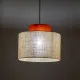 TK Lighting Duo piros-barna függesztett lámpa (TK-2785) E27 1 izzós IP20