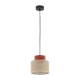 TK Lighting Duo piros-barna függesztett lámpa (TK-3139) E27 1 izzós IP20