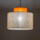 TK Lighting Duo narancs-barna függesztett lámpa (TK-3227) E27 1 izzós IP20