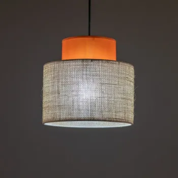 TK Lighting Duo narancs-barna függesztett lámpa (TK-3255) E27 1 izzós IP20