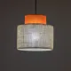 TK Lighting Duo narancs-barna függesztett lámpa (TK-3255) E27 1 izzós IP20