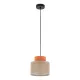 TK Lighting Duo narancs-barna függesztett lámpa (TK-3255) E27 1 izzós IP20