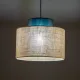 TK Lighting Duo kék-barna függesztett lámpa (TK-3256) E27 1 izzós IP20