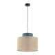 TK Lighting Duo kék-barna függesztett lámpa (TK-3256) E27 1 izzós IP20