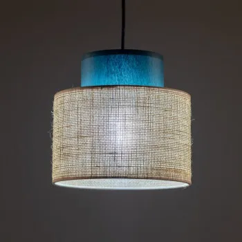 TK Lighting Duo kék-barna függesztett lámpa (TK-3257) E27 1 izzós IP20