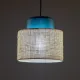 TK Lighting Duo kék-barna függesztett lámpa (TK-3257) E27 1 izzós IP20