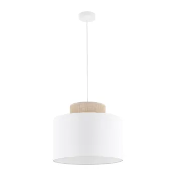 TK Lighting Duo White fehér-barna függesztett lámpa (TK-1856) E27 1 izzós IP20