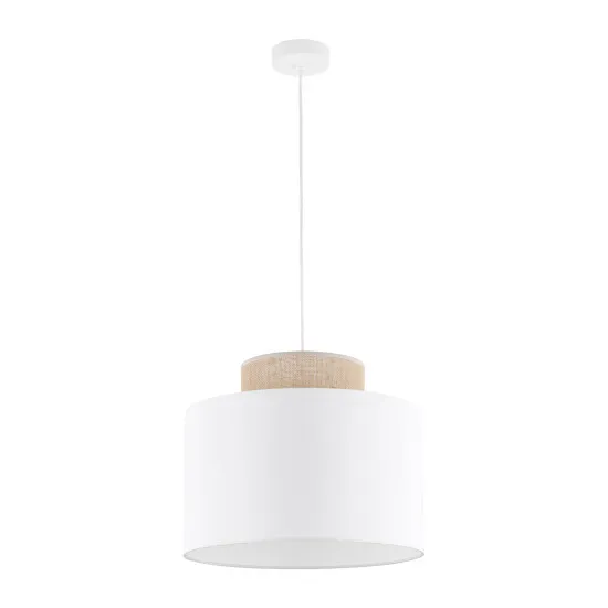 TK Lighting Duo White fehér-barna függesztett lámpa (TK-1856) E27 1 izzós IP20