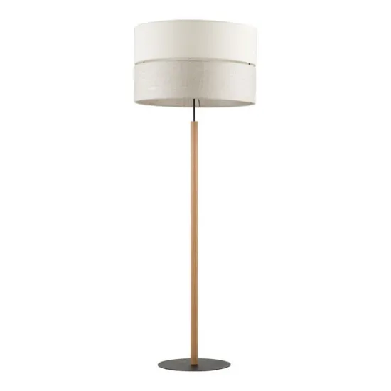 TK Lighting Eco fehér-bézs állólámpa (TK-5597) E27 1 izzós IP20