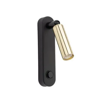 TK Lighting Enzo fekete-arany falikar (TK-6623) G9 1 izzós IP20