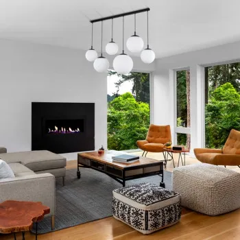 TK Lighting Esme fehér-fekete függesztett lámpa (TK-4792) E27 6 izzós IP20