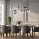 TK Lighting Esme füstszínű függesztett lámpa (TK-4797) E27 6 izzós IP20
