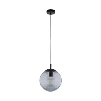 TK Lighting Esme grafit-átlátszó függesztett lámpa (TK-5378) E27 1 izzós IP20