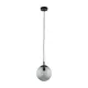 TK Lighting Esme grafit-átlátszó függesztett lámpa (TK-5379) E27 1 izzós IP20
