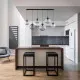 TK Lighting Esme grafit-fekete függesztett lámpa (TK-5383) E27 6 izzós IP20