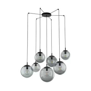 TK Lighting Esme grafit-fekete függesztett lámpa (TK-5385) E27 7 izzós IP20