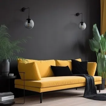 TK Lighting Esme átlátszó-grafit falikar (TK-5386) E27 1 izzós IP20