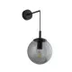 TK Lighting Esme átlátszó-grafit falikar (TK-5386) E27 1 izzós IP20