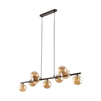 TK Lighting Estera barna függesztett lámpa (TK-4340) G9 9 izzós IP20