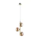TK Lighting Estera arany függesztett lámpa (TK-4838) G9 3 izzós IP20