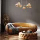 TK Lighting Estera arany függesztett lámpa (TK-5668) G9 7 izzós IP20