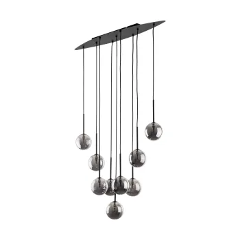 TK Lighting Estera fekete függesztett lámpa (TK-6148) G9 9 izzós IP20
