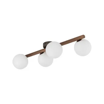 TK Lighting Estera Wood fehér-barna mennyezeti lámpa (TK-10270) G9 4 izzós IP20