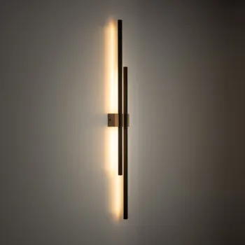 TK Lighting Flash Wood fekete-bézs fali lámpa (TK-6416) LED 1 izzós IP20