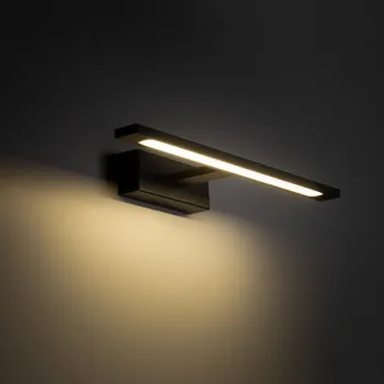 TK Lighting Gallery fekete LED tükörvilágítás (TK-18000) LED 1 izzós IP44