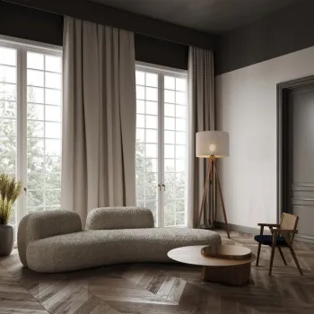 TK Lighting Grand bézs-barna állólámpa (TK-16018) E27 1 izzós IP20