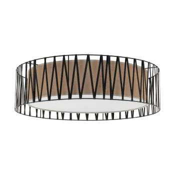 TK Lighting Harmony Nature fekete mennyezeti lámpa (TK-5940) E27 4 izzós IP20