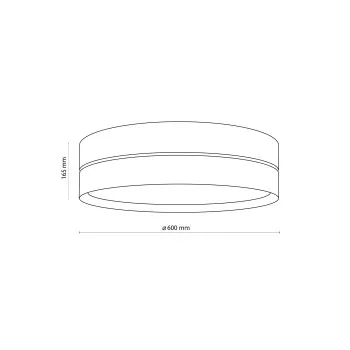 TK Lighting Hilton fekete-arany mennyezeti lámpa (TK-4345) E27 4 izzós IP20