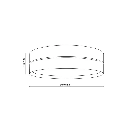 TK Lighting Hilton fekete-arany mennyezeti lámpa (TK-4345) E27 4 izzós IP20