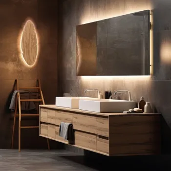 TK Lighting Hoja XL barna fali lámpa (TK-5565) G9 4 izzós IP20