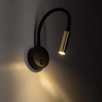 TK Lighting Lagos fekete-arany falikar (TK-10039) G9 1 izzós IP20